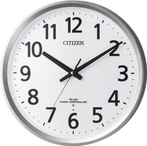 掛け時計 壁掛け時計 電波時計 クロック オフィスタイプ パルウェーブM475 8MY475-019 リズム時計 RHYTHM リズム時計工業