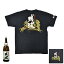残波 ZANPA 酒造メーカーコラボシャツ Tシャツ 黒 和柄 半袖 綿100% 半そで ティーシャツ