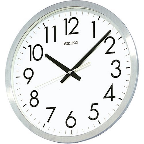 掛け時計 壁掛け時計 セイコー SEIKO クロック オフィスタイプ クオーツ 金属枠 KH409S