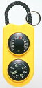 エンペックス empex 温度計 方位磁石 コンパス サーモ&コンパス FG-5124 イエロー empex