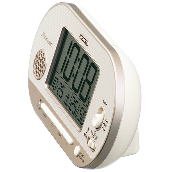 目覚まし時計 置き時計 温度湿度計 電波時計 SEIKO セイコー クロック SQ795W デジタル [2]