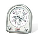 目覚まし時計 置き時計 置時計 ディズニー メロディ セイコー SEIKO クロック FD486S アナログ(3)