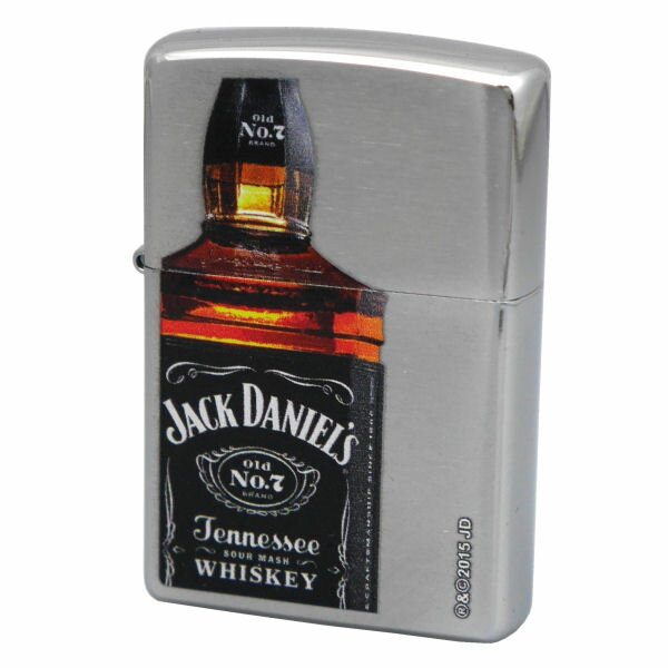 ジッポー ジッポライター 28842 200 JACK DANIELS Brushed Chrome Color Image uszippo28842