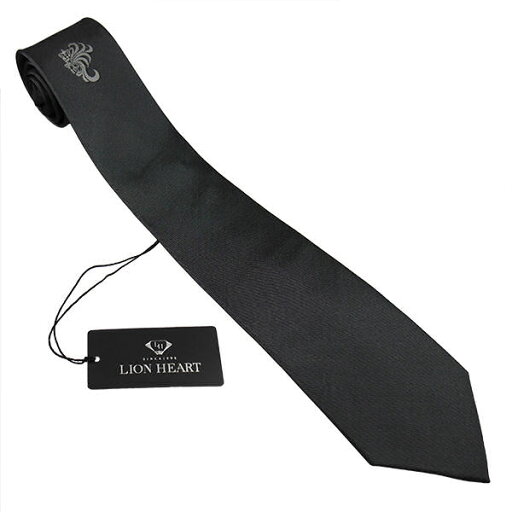 LION HEART ライオンハート ネクタイ グレー メンズ シルク100% 剣先 先幅約7.5cm スリムタイプ LH-010/GRAY/7.5cm LION HEART ライオンハート ネクタイ グレー メンズ シルク100% 剣先 先幅約7.5cm スリムタイプ LH-010/GRAY/7.5cm