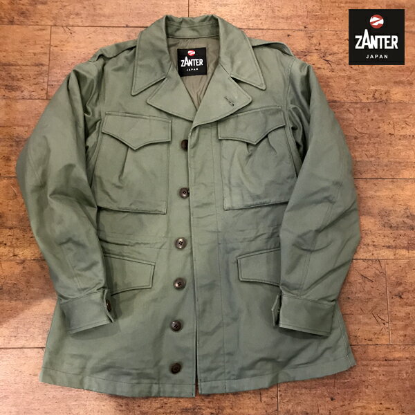 【ZANTER JAPAN】ザンタージャパン　M-43 FIELD DOWN JACKET/M-43ジャケット/M-41/ダウンジャケット/アウター/ダウン/ジャンパー/メンズ/アウトドア/アーミー/800/フィルパワー/日本製/made in japan/メイドインジャパン/国産ダウン