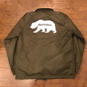 【ISEFORNIA】イセフォルニア ISEFORNIABEAR Coaches Jacket/イセフォルニアベアー/コーチジャケット/熊/大山/伊勢原/ローカルブランド/local brand/オリジナル/地産地消/Cardinal/カーディナル/ナイロンジャケット