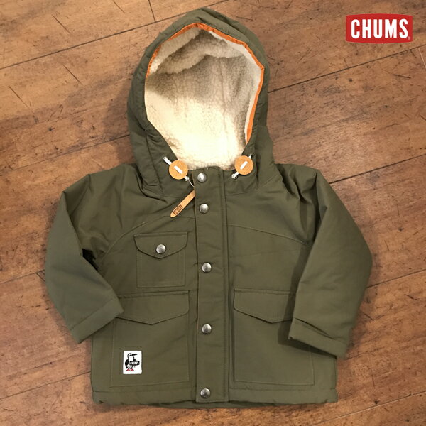 【CHUMS】 Kid s Camping Boa Parka チャムス/キッズキャンピングボアパーカー/長袖/マウンテンパーカー/アウター/子供服/男の子/女の子/ボア/ジャケット/キャンプ/アウトドア/フリース/