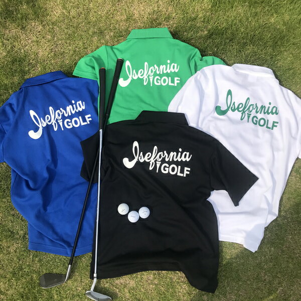 【isefornia GOLF】イセフォルニアゴルフ isefornia GOLF ポロシャツ/ポロ/ゴルフウェア/吸汗速乾/ダブルフェイス生地/GOLF we...