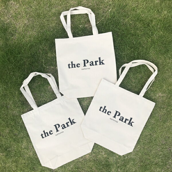 【isefornia】the Park tote bag　イセフォルニア/ザ・パーク/トート/バッグ/トートバッグ/エコバッグ/マザーズバッグ/コットンバッグ/eco/project/公園/緑化計画/寄付/売上の一部寄付/自然維持/伊勢原ブランド/もっと緑/商店街に公園を