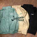 【isefornia GOLF】イセフォルニアゴルフ　スタンドカラーブルゾン/ゴルフウェア/GOLF wear/fun golf/カジュアル/伊勢原ブランド/伊勢原/伊勢原ゴルフ/メンズ/レディース/ゴルフブランド/タイプライター生地/アウター/ジャケット/ブルゾン/長袖/ジャンパー/ゴルフコーデ