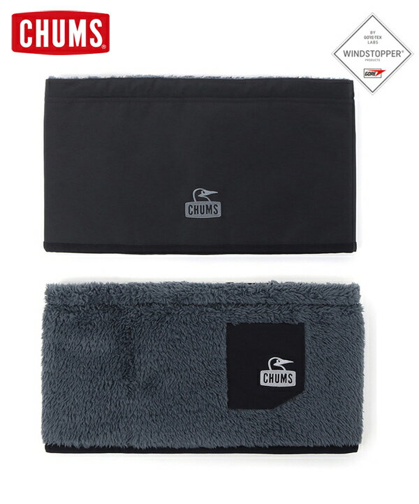 チャムス ネックウォーマー レディース 【CHUMS】Elmo Gore-Tex WINDSTOPPER Reversible Neck Warmer　チャムス/エルモゴアテックスウィンドストッパーリバーシブルネックウォーマー/ボア/フリース/アウトドア/キャンプ/camp/outdoor/高機能/GO OUT/メディア掲載/マフラー/ネックウォーマー/スヌード