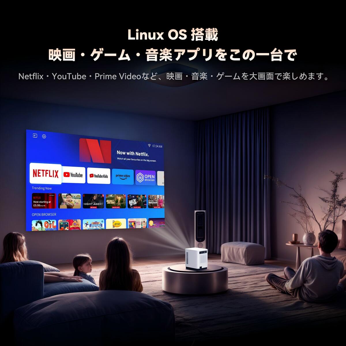 �ץ����������� �ڸ���Netflixǧ��۾��� ������ Android��� Android TV��ܡ����ν� Ķ���� ��ư������� 1080P ŷ����� 4K�б� 5G Wi-Fi Bluetooth5.1 HiFi���ԡ����� �ۡ���ץ����������� ������ ����ѥ��� �ۡ��ॷ������ ��