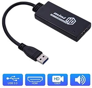 USB 3.0 to HDMI Ѵ ֥ Windowsб ޥǥץ쥤  դ ץ 1080P   ͥ ̵