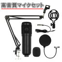 高音質 マイク スタンド セット ダイナミック ポップガード ショックマウント XLR 3.5mm 歌ってみた 配信 オーディオ 送料無料