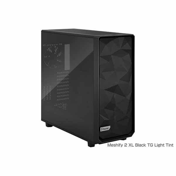 Fractal Design Meshify 2 XL Black TG Light Tint フルタワー型PCケース ブラック 強化ガラスサイドパネル（ライト）FD-C-MES2X-02