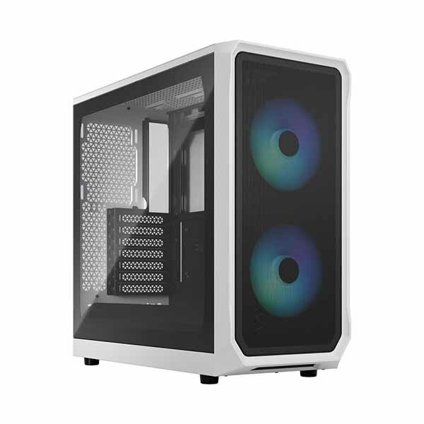 Fractal Design ミドルタワー型PCケース Focus 2 RGB White TG Clear TintFD-C-TOR1A-01