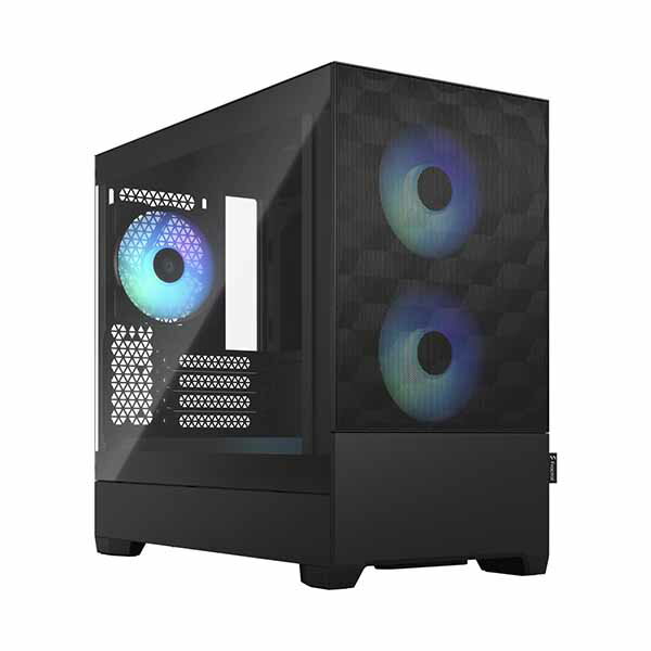 【ブラックフライデーポイント10倍＋10％OFF】Fractal Design Pop Mini Air RGB Black TG Clear Tint ミニタワー型PCケース ブラックFD-C-POR1M-06