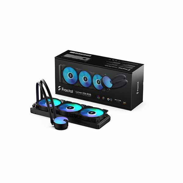 【スーパーセールpoint10倍・最大40%OFF】Fractal Design Lumen S36 v2 RGB 水冷一体型CPUクーラー 120mmファン×3FD-W-L1-S3612