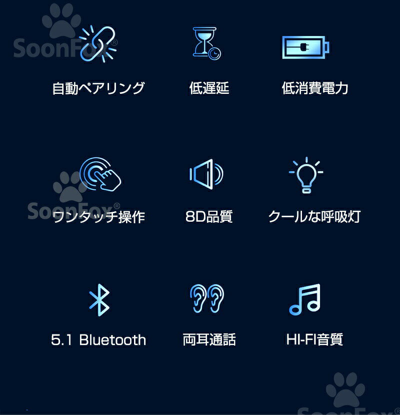 【2023最新版・Bluetooth5.3】ワイヤレスイヤホン bluetooth イヤホン ブルートゥース イヤホン ノイズキャンセリング 長時間再生 Hi-Fi 高音質 IPX4防水 スポーツイヤホン ハンズフリー 自動ペアリング 耳掛け 左右分離式 両耳 片耳 マイク内蔵iPhone/Android適用