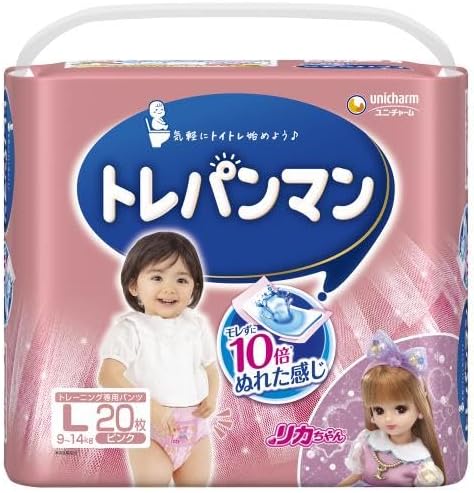 トレパンマン ピンク L20枚 トイレトレーニング用オムツ ユニ・チャーム