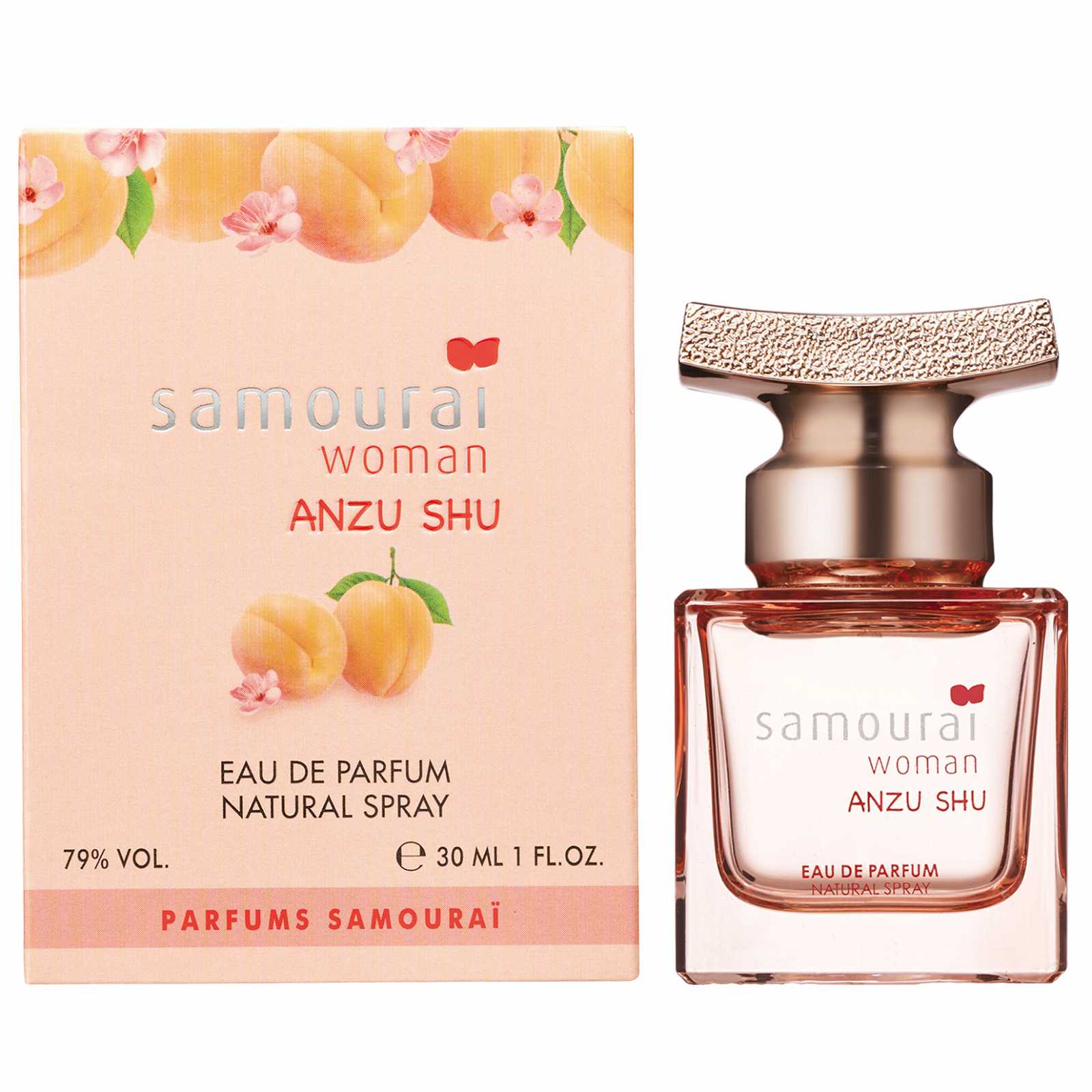 Samourai Woman サムライウーマン アンズシュ オードパルファム 30mL anzushu 香水 フレグランス 女性 レディース オードトワレ 杏 EDP フランス製 ＜スウィートフルーティー フローラル＞