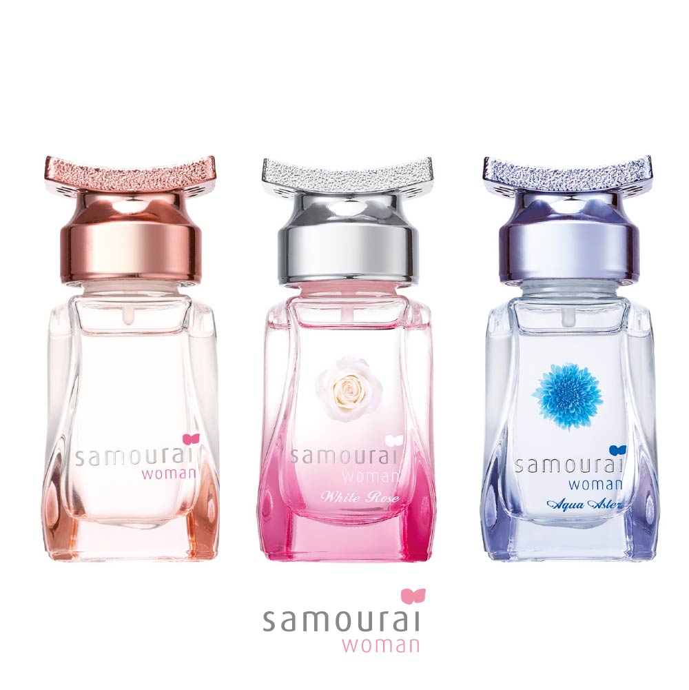 Samourai Woman サムライウーマン カーフレグランス 置き型 60mL car fragrance 香水 フレグランス 女性 レディース 雑貨　サムライウーマン　ホワイトローズ　アクアアスター