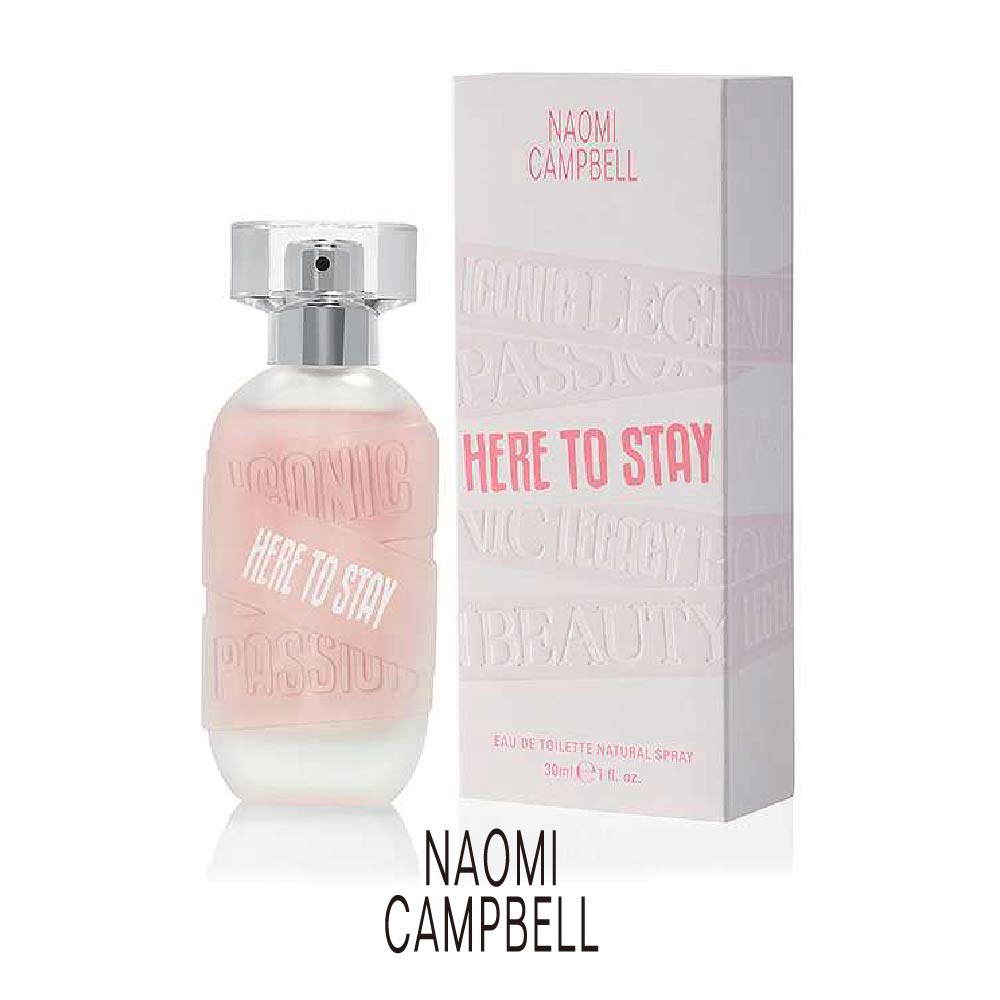 ナオミ・キャンベル ナオミキャンベル NAOMI CAMPBELLヒアトゥーステイ オードトワレ 30mL HEAR TO STAY 香水 フレグランス 女性 レディース EDT フランス製 ITALY プロデュース香水 ＜ フローラル フルーティー 香り ＞