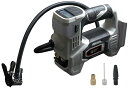 山善(YAMAZEN) 18V 電動空気入れ 充電式 本体のみ(バッテリー・充電器別売) 最高圧力1033kPa 自動車 バイク 自転車 ボール 浮き輪 YBK...