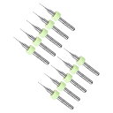 CoCud マイクロPCBドリルビット 3.175 mmシャンク 0.3 mmカッティングエッジ タングステンカーバイド プリント基板ドリルビット CNC掘削彫...