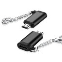 Type C to Micro USB 変換アダプタ 急速充電/データー転送/ 56Kレジス Type C to Micro USB 変換コネクタ (2個セット...