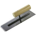 東京西勘(Tokyo Nishikan) クシ目鏝 本焼 三角目 東京西勘 65545 240mm 8mm目 本体: 奥行7.2cm 本体: 高さ24cm 本体...