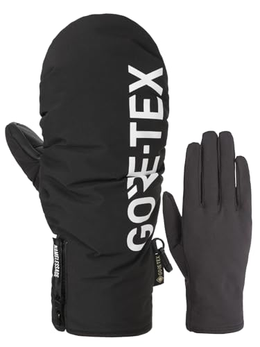 namelessage(ネームレスエイジ) スノーボード グローブ GORE-TEX メンズ レディース ミトン インナーグローブ付き AGE-32M ブラック Lサイズ 手袋 スノーグローブ スノボ ゴアテックス