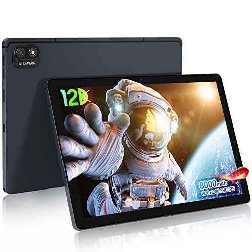 【8コアCPU、8000mAhバッテリー】Kinstone タブレット 10インチ wi-fiモデル 8GB +128GB+1TB拡張可能 CPU 2.0Ghz 10 Hour大容量バッテリー 5MP/13MPカメラ 1920*1200 FHD IPS Screen Type-C充電 2.4/5G WiFi Bluetooth5.0 日本語