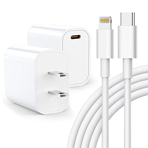 iPhone 充電器 20W PD 急速充電 PSE/MFi認証済み USB-C 充電器 USB C - Lightning ケーブル 1.8m付き Type C 急速充電器 スマホ充電器 iPhone 電源アダプター タイプC アイフォン 充電器 iPhone/iPad/ その他USB-C機