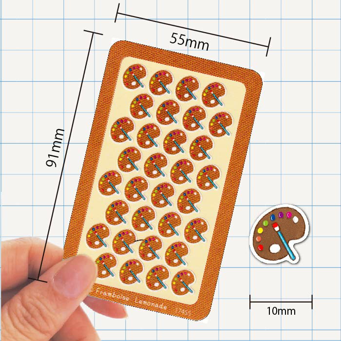 [17455]絵画【ミニミニセレクト】手帳シール