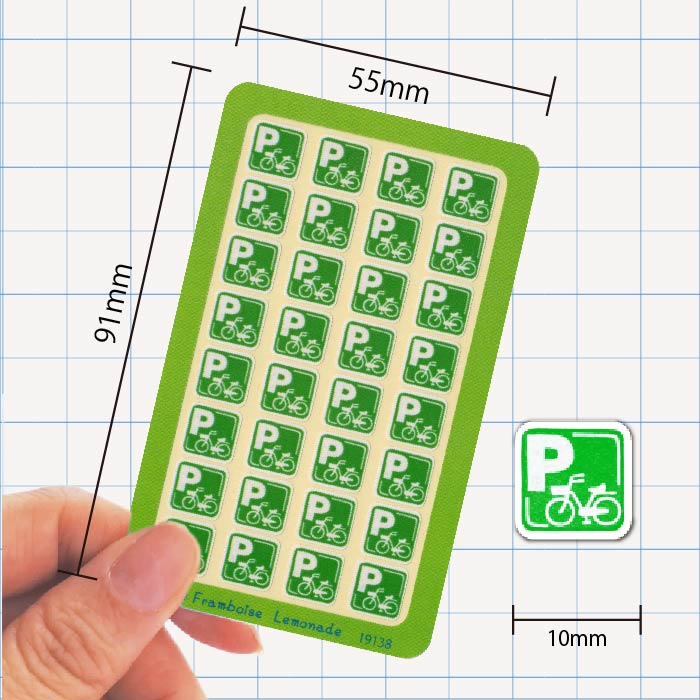 [19138]駐輪場【ミニミニセレクト】手帳シール