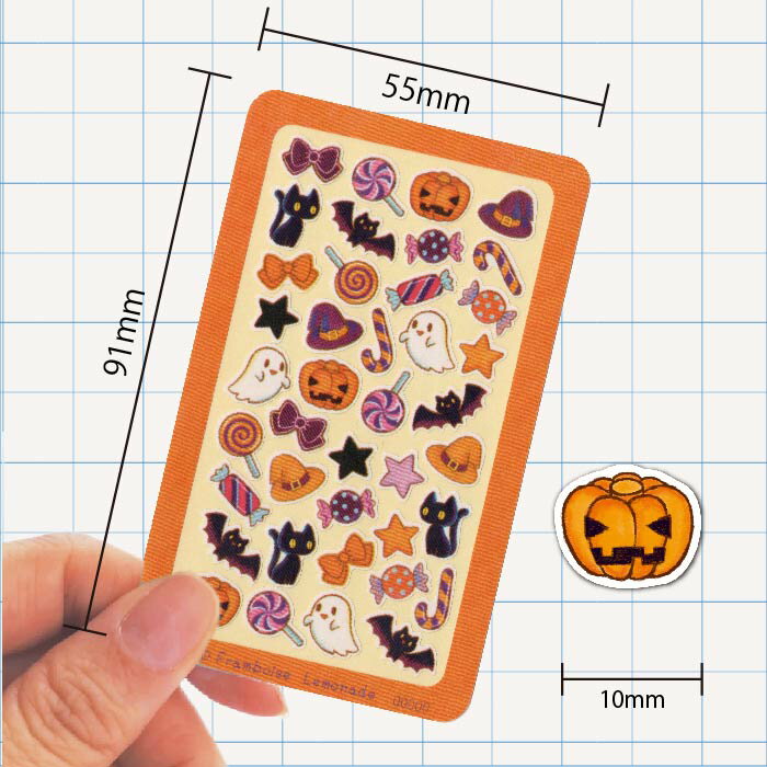 [39144]ハロウィン【ミニミニセレクト】手帳シール