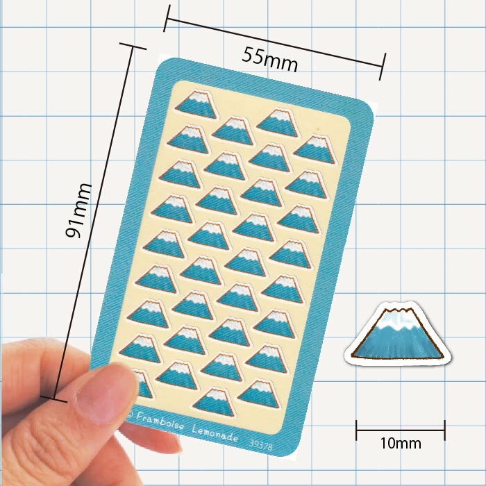 [39378]富士山【ミニミニセレクト】手帳シール