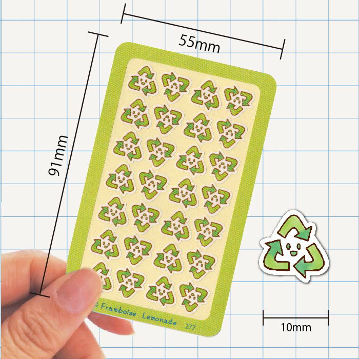 [58277]リサイクル【ミニミニセレクト】手帳シール