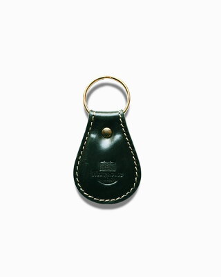 ホワイトハウスコックス【Whitehouse Cox】型番:S0668 KEY FOB (グリーン) キーホルダー キーフォブ アクセサリー ブライドルレザー 牛革 男女兼用