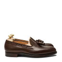 クロケット＆ジョーンズ【Crockett&Jones】CAVENDISH3（ダークブラウン）キャベンディッシュ3　カーフ　バーニッシュドカーフ　レザーソール　タッセルローファー　牛革　メンズ