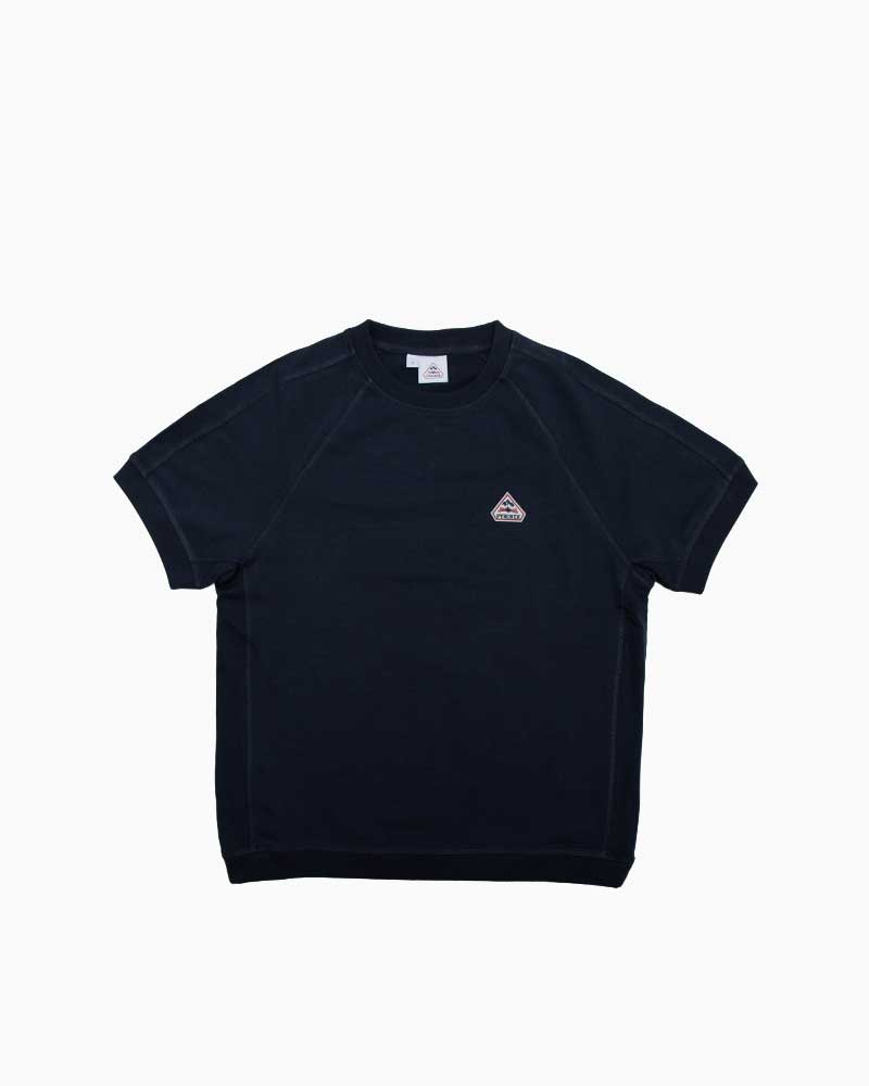 ピレネックスPEAK(ディープインク)メンズ　Tシャツ　ラグランスリーブ　オーガニックコットン　ピーク