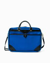 ホワイトハウスコックス【Whitehouse Cox】型番：L8948 BRIEFCASE(ロイヤル/ブラック)コットンツイルキャンバス×ブライドルレザー　ブリーフケース