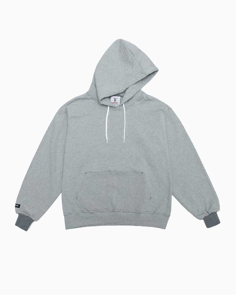 バーバリアン【BARBARIAN】12oz STRING KANGAROO HOODIE / VFE17 (オックスフォード/アイボリー) メンズ　長袖　へヴィーウエイト　カンガルーフーディ　ボーダー　カナダサイズ