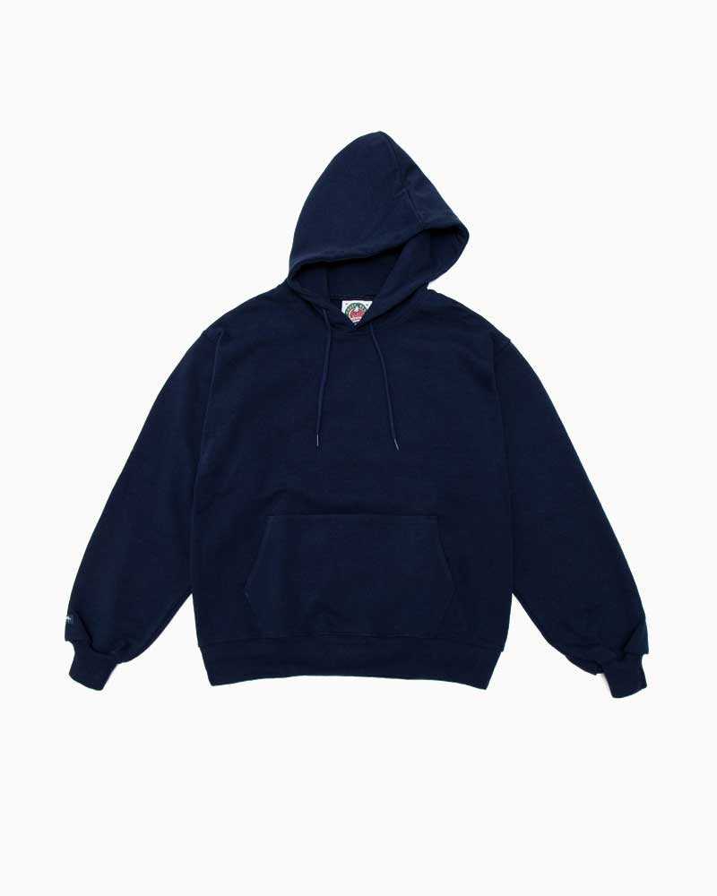 バーバリアン【BARBARIAN】12oz KANGAROO HOODIE / UFF03 (ネイビー) メンズ　長袖　へヴィーウエイト　カンガルーフーディ　パーカー　カナダサイズ　無地