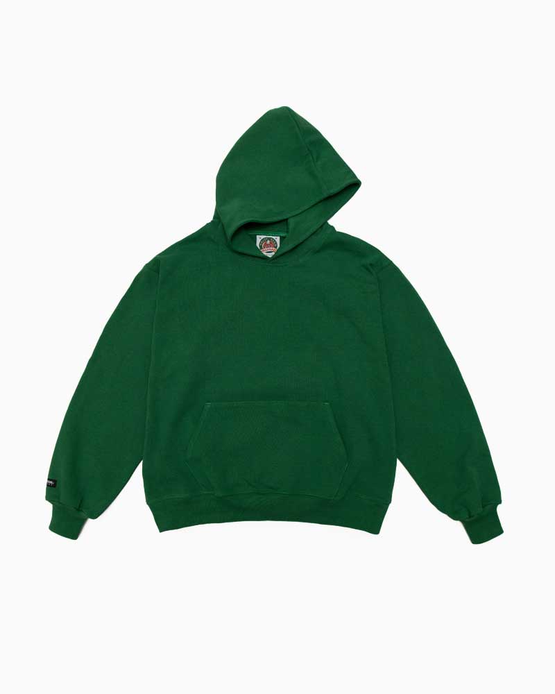 バーバリアン12oz KANGAROO HOODIE UFF13(パイン)メンズ　長袖　へヴィーウエイト　カンガルーフーディ　パーカー　無地　カナダサイズ