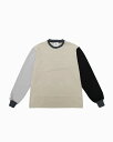バーバリアン【BARBARIAN】12oz CREW LONG / VFF11Y (クレイジーパターン1) "NEW JAPAN SIZE" メンズ へヴィーウエイト 長袖 ラグビージャージ クルーネック クレイジーパターン