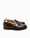 クロケット&ジョーンズ【Crockett&Jones】BOSTON2(ダークメレーズ)ボストン2 カーフ シティソール ローファー 牛革 メンズ
