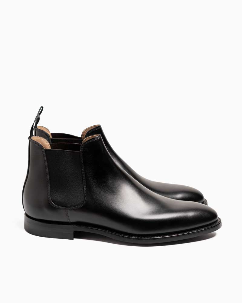 クロケット＆ジョーンズ【Crockett&Jones】CHELSEA14（ブラック）チェルシー14　カーフ　シティソール　チェルシーブーツ　牛革　メンズ