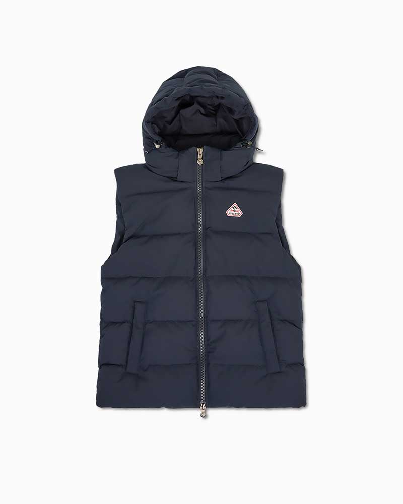 ピレネックス ダウン メンズ ピレネックス【PYRENEX 】-French Duck Down- SPOUTNIC MINI RS VEST(アミラル)　メンズ　ダウンベスト　スプートニック・ミニ・リップストップベスト　フレンチダックダウン